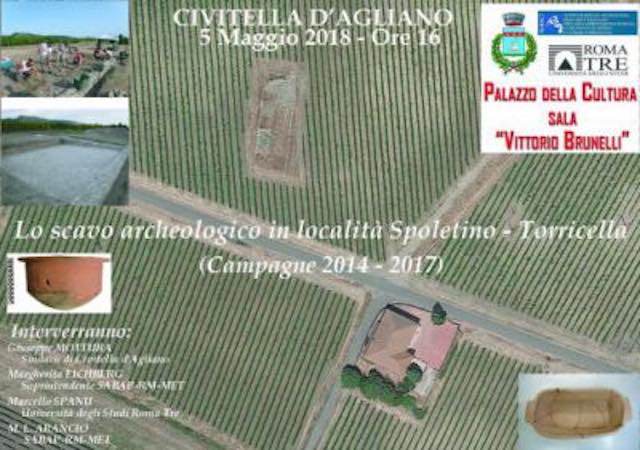 "Lo scavo archeologico in località Spoletino-Torricella". Si presentano le campagne 2014-2017