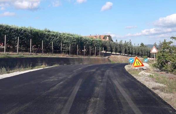 Rifacimento del manto stradale lungo la Provinciale 108