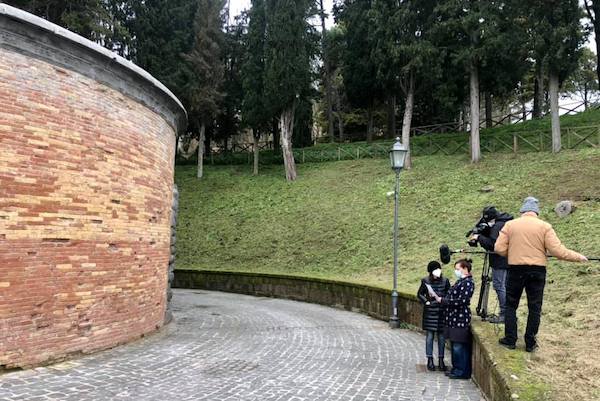 Il Tg1 documenta il restauro esterno del Pozzo di San Patrizio