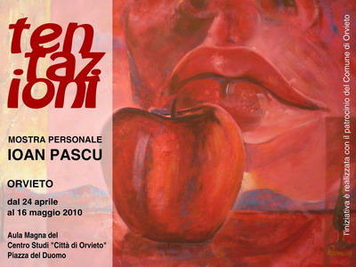 "Tentazioni", personale di pittura di Ioan Pascu al Centro Studi "Città di Orvieto"