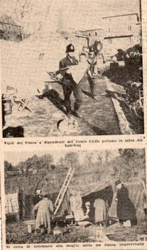Il terremoto del '57 ad Orvieto e nell'Alfina
