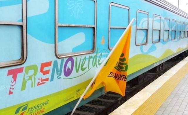 Il Treno Verde di Legambiente e FS fa tappa in Umbria. A bordo, l'economia circolare