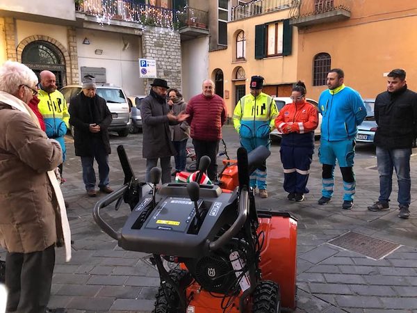 Consegnata alla Misericordia una nuova turbina spazzaneve