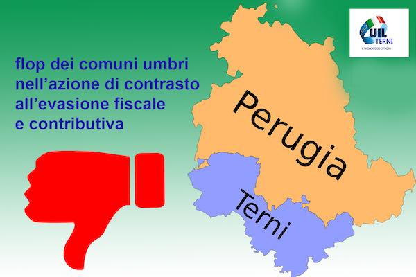 Uil: "Deludente il contrasto all'evasione da parte dei Comuni umbri"