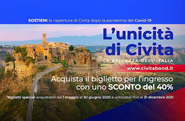 Civita di Bagnoregio riapre ai turisti puntando sulla sicurezza