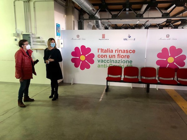 "Il Distretto Sanitario di Orvieto è il primo in Umbria per numero di residenti vaccinati"
