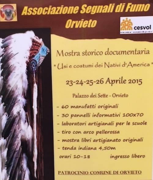 "Usi e costumi dei Nativi d’America" in mostra al Palazzo dei Sette