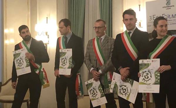 Il Comune di Valentano premiato al Terzo Ecoforum del Lazio
