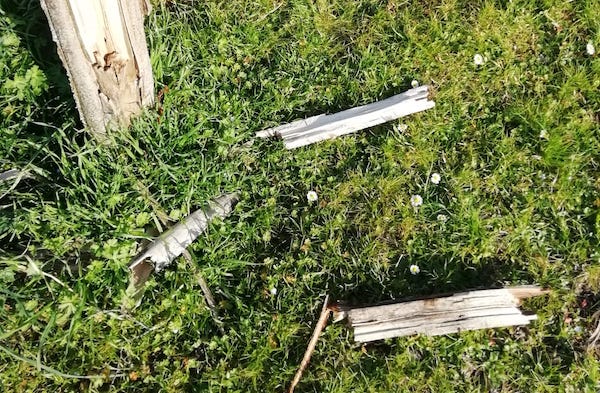 Ancora atti di vandalismo nelle aree verdi. La condanna dell'Amministrazione