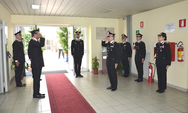 Il comandante della Legione Carabinieri Umbria in visita al Comando Provinciale