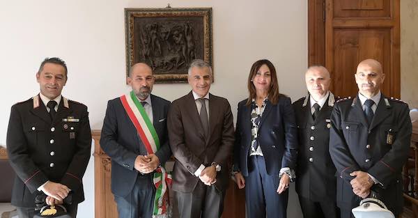 Il nuovo prefetto di Perugia in visita al Comune di Marsciano