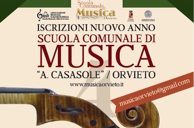 Nuovo anno scolastico per la Scuola Comunale di Musica di Orvieto