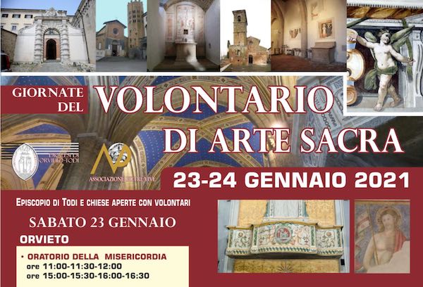 Tornano in sicurezza le "Giornate del volontario di arte sacra"