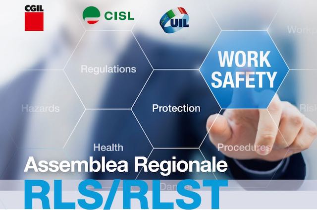 Assemblea regionale sulla sicurezza sul lavoro di Cgil, Cisl e Uil