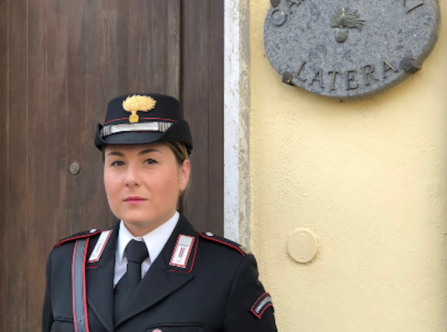 Ylenia Cirilli, prima donna al comando di una stazione carabinieri della Tuscia