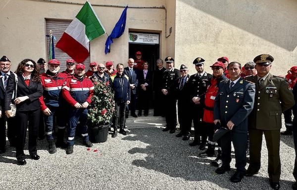 Al Centro Logistico di Bardano la sede del Nucleo di Protezione Civile dell'Associazione Nazionale Carabinieri