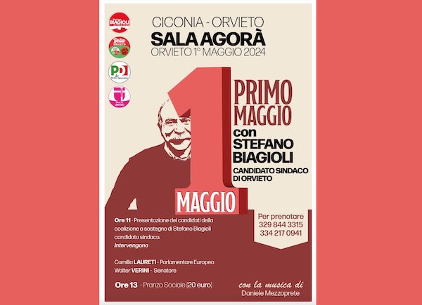Primo maggio di futuro per Orvieto #TempodelNoi - #VogliadiComunità - #FareSquadra