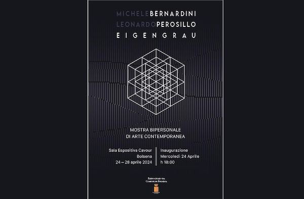 "Eigengrau" alla Sala Cavour. In mostra l'arte contemporanea di Michele Bernardini e Leonardo Perosillo