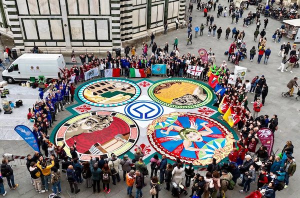 L'Associazione Infioratori Bolsena al Festival Arti Effimere Unesco di Firenze