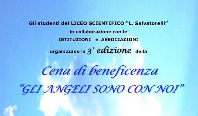 A Collepepe, cena di beneficenza "Gli angeli sono con noi"