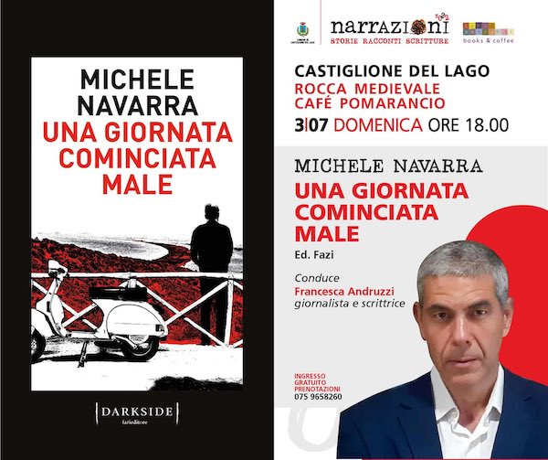 Michele Navarra presenta il legal thriller "Una giornata cominciata male"