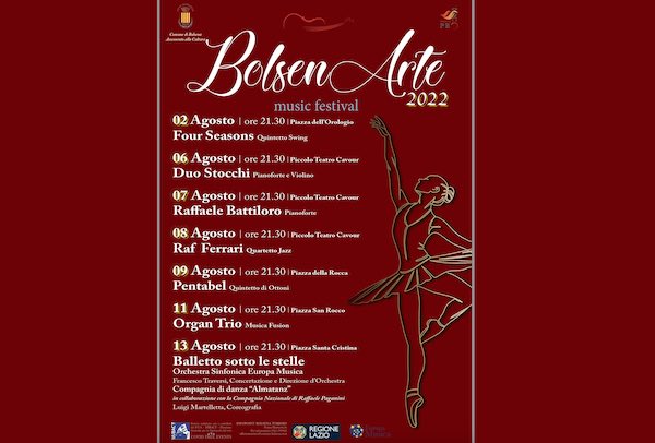 Si inaugura la terza edizione di BolsenArte Music Festival