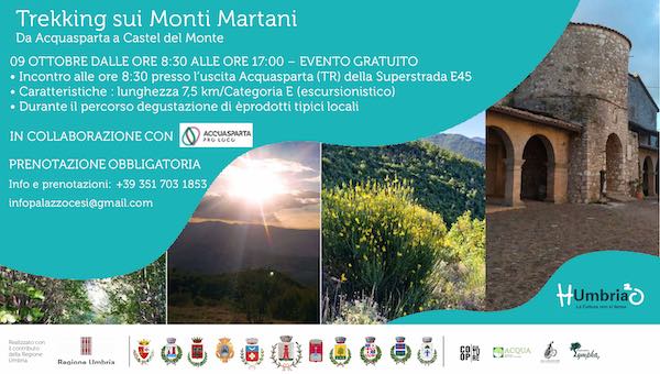 Trekking sui Monti Martani, da Acquasparta a Castel del Monte