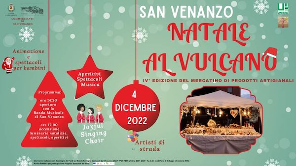 "Natale al Vulcano", quarta edizione per il mercatino di prodotti artigianali 