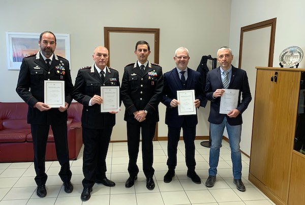 Arma dei Carabinieri, riconoscimenti ad alcuni militari del Comando Provinciale