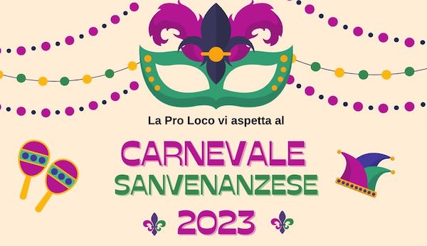 Sfilata di maschere e merenda finale al Carnevale Sanvenzese