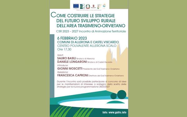 "Come costruire le strategie del futuro sviluppo rurale dell'Area Trasimeno-Orvietano"