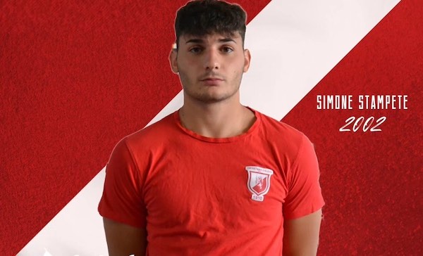 Arriva un altro attaccante, Simone Stampete in biancorosso