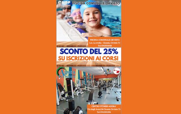 Ssd Sport & Sociale, sconto del 25% sulle nuove iscrizioni sia in piscina che in palestra