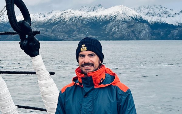 Il pievese Samuele Stefanucci doppia Capo Horn con l'Amerigo Vespucci