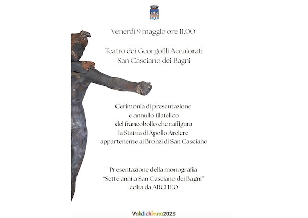 Annullo filatelico e monografia "Archeo" dedicata ai Bronzi restituiti dagli scavi