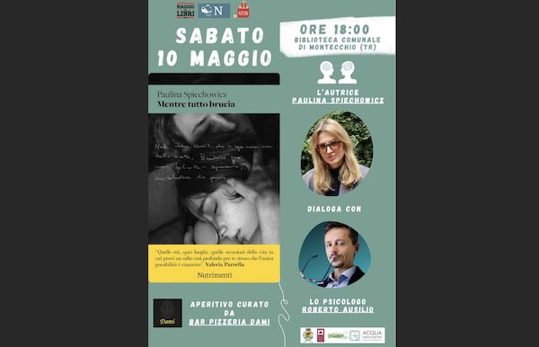 Paulina Mikol Spiechowicx presenta il suo primo romanzo "Mentre tutto brucia" 