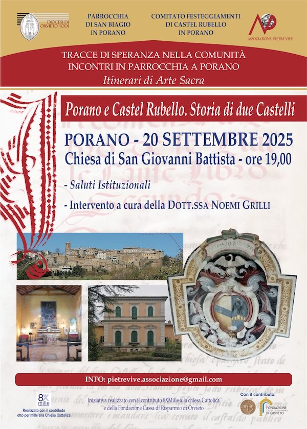 "Porano e Castel Rubello. Storia di due Castelli"