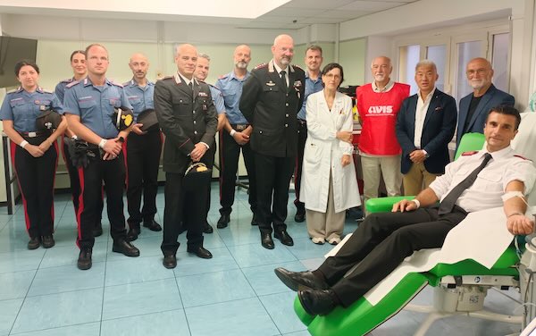 I Carabinieri del Comando Provinciale donano il sangue