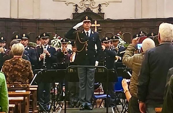 Fanfara della Polizia per il 250esimo anniversario della consacrazione della Chiesa di S.Maria Assunta