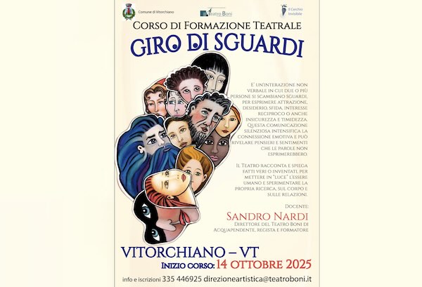 Riparte il corso di formazione teatrale "Giro di Sguardi"