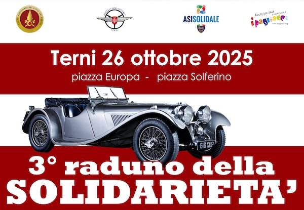 3° Raduno della Solidarietà, auto d'epoca del Club "Borzacchini Historic" e mezzi dei Vigili del Fuoco
