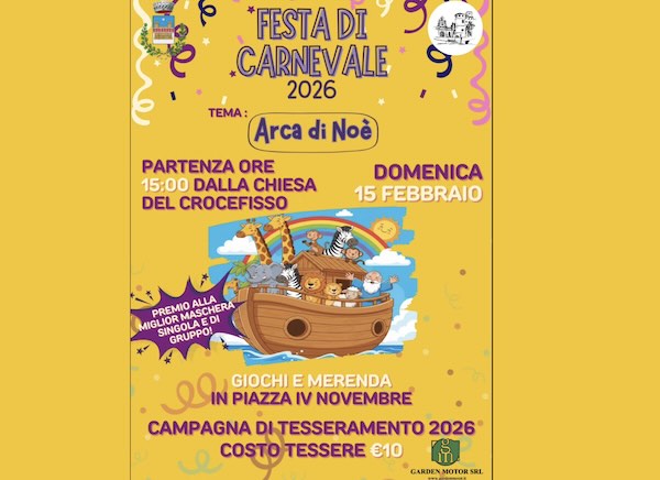 Sfilata di Carnevale, giochi e premi per fare festa insieme 