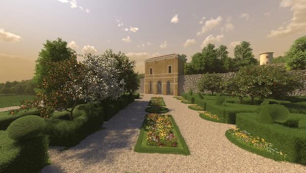 A Palazzo Cesi i visori 3D consentono di immergersi nel Viridarium Linceo