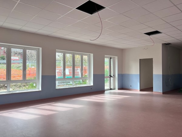 Nuova Scuola dell'Infanzia e Nido Comunale, in corso le finiture interne 