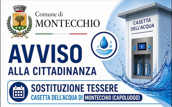 Sostituzione delle tessere della Casetta dell'Acqua