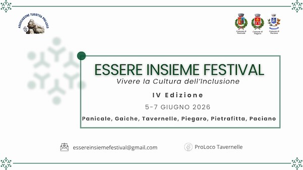 "Essere Insieme Festival - Vivere la Cultura dell'Inclusione" diventa itinerante
